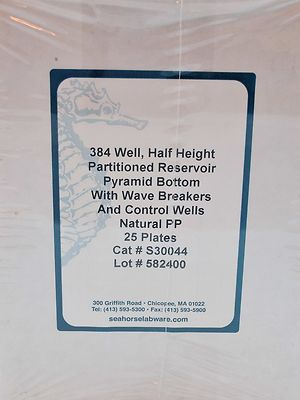 Agilent Seahorse Bioscience 384 Well, Half Height Partitioned Reservoir S30044