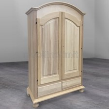 ARMADIO CIPOLLA IN LEGNO GREZZO NON VERNICIATO