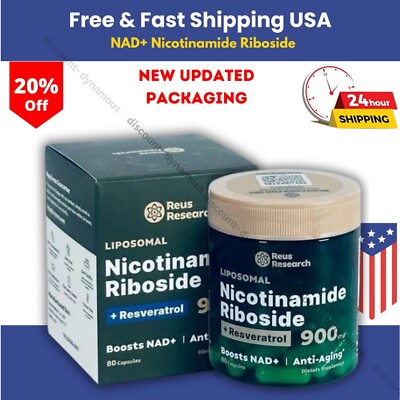 NAD+ Supplement for Anti Aging, Energy, Focus Booster -Nicotinamide Riboside