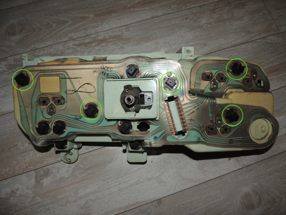 Gauge Cluster LED Dashboard Bulbs Warm White For Chevy 73-87 C10 C20 C30 Truck - Image 2 of 2