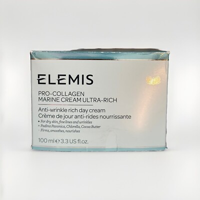 Elemis Pro-Collagen Marine Cream Ultra Rich - 3.3 Oz. 100 ml. New In Box