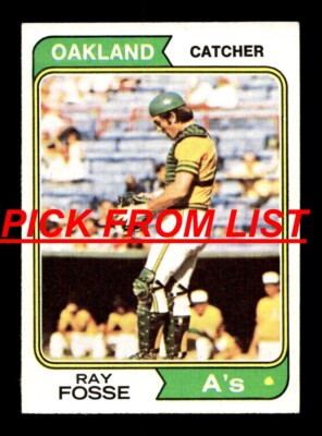 1974 Topps 234-445 EX/EX-MT Pick From List All PICTURED jj6 | eBay