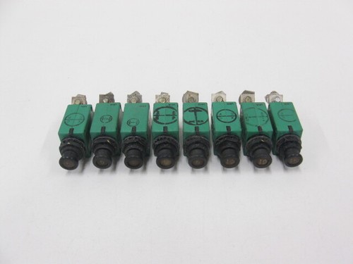 Klixon Aircraft Circuit Breakers - 5, 10, 15 amp - Lot # C904 - Foto 1 di 5
