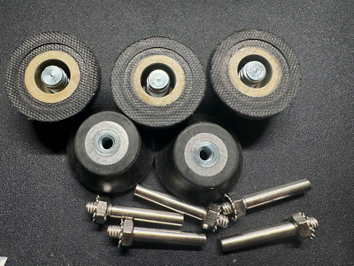 5 NEW CGW Type S Pad for Quick Change Discs - 1/4'' Mandrel - 2'' Diameter