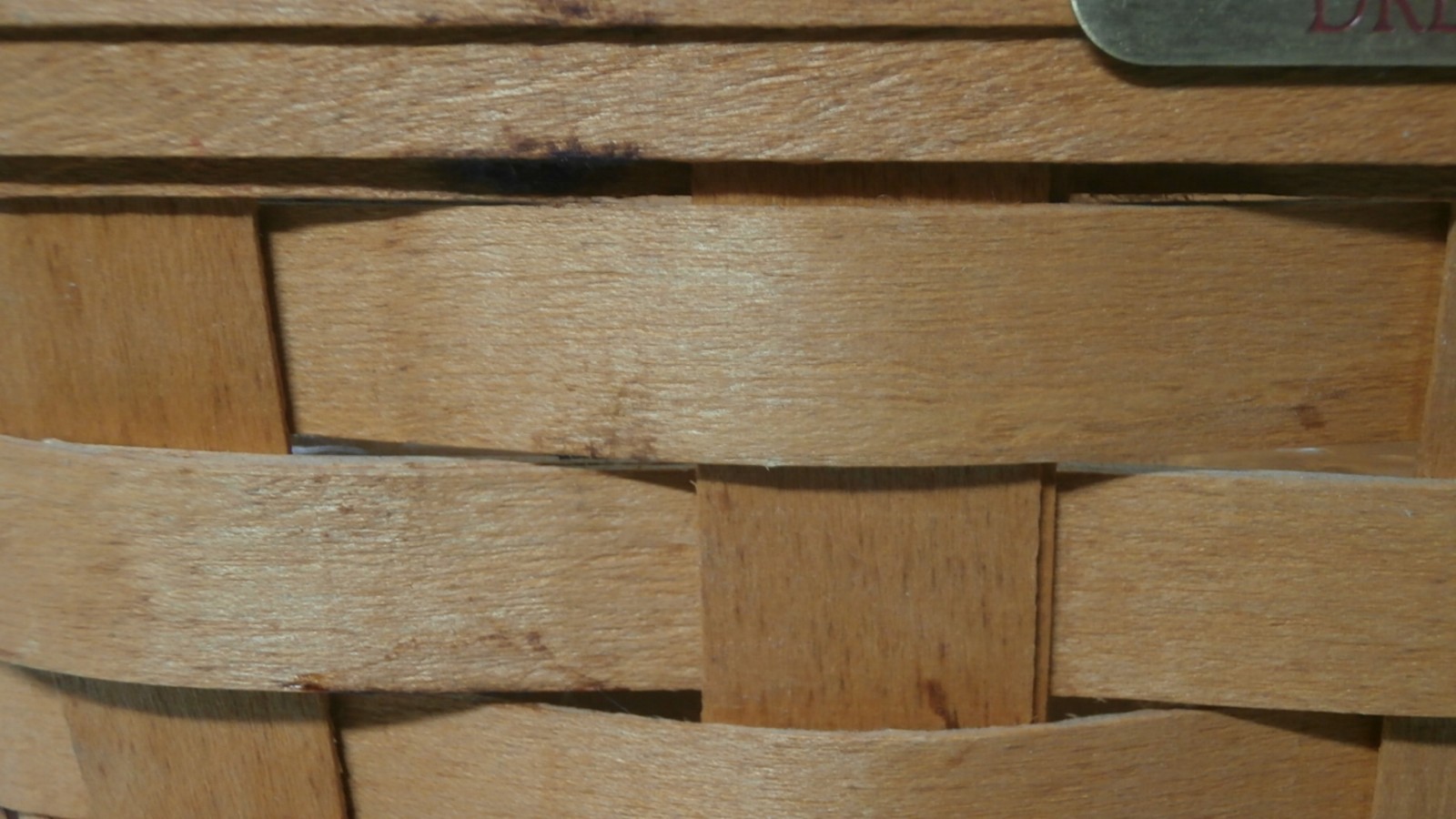 Longaberger 1995 Dresden Basket w/ Plastic Protector Signed by Jerry