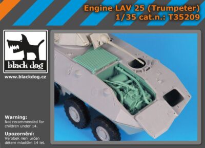 Black Dog T35209 1/35 Engine LAV -25 (Trumpeter) for Trumpeter