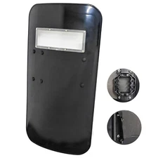 Anti-riot Shield Security Protection Hand-Held Fixed Adjusting Buckle 35.4×19.7"