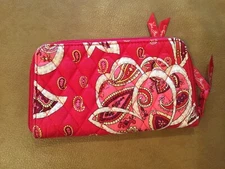 Vera Bradley Zip Around Wallet New