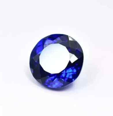 14.7 CT Natural Ceylon Royal Blue Sapphire Round Cut Loose Gemstone Certified
