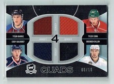 12-13 UD The Cup Quads  Barrie--Cuma--Goloubef--Dillon  /10  Quad Jerseys