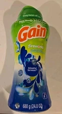 Gain Fireworks Laundry Scent Booster Beads, Blissful Breeze Scent, 24 oz