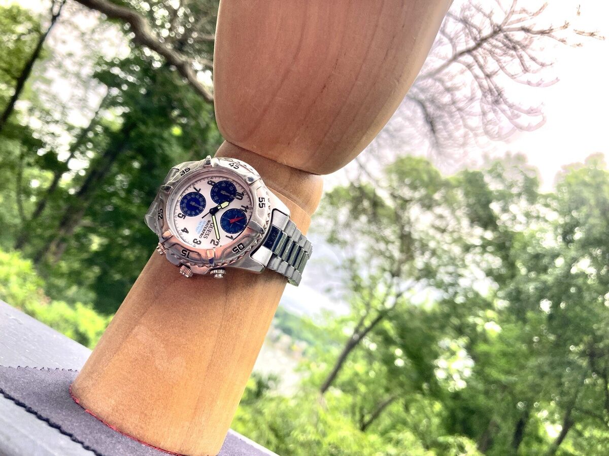 Vintage GUESS WATERPRO 5-BAR Quartz Men's Chronograph Diver Vintage GUESS WATERPRO 5-BAR Quartz Men's Chronograph Diver