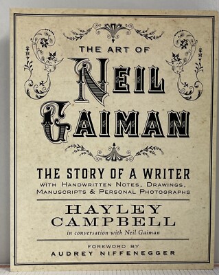 Harper Paperbacks The Art of Neil Gaiman: The Story of A Writer Softcover MINT