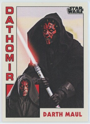 DARTH MAUL 2023 Topps Throwback Thursday Star Wars Edition #13 - PR 2034
