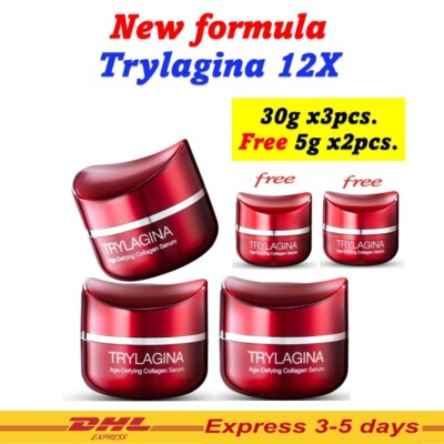 3x +2x TRYLAGINA 12x Ultimate Collagen Serum Anti-Aging Wrinkle Moisturizing