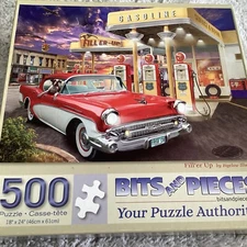 Bits And Pieces “Fill’er Up” 500 Piece Jigsaw Puzzle 18 X 24