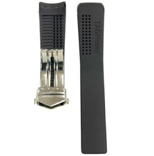 Tag Heuer Replacement Watch Band 22mm RUBBER STRAP WITH BUCKLE