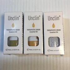 Essential Oil Therapeutic Grade 10 ml. 0.33 Fl. Oz. Lot Of 3