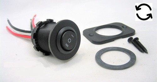 DC Motor Actuator 12V Reversing Rocker Up / Down Switch Momentary ...