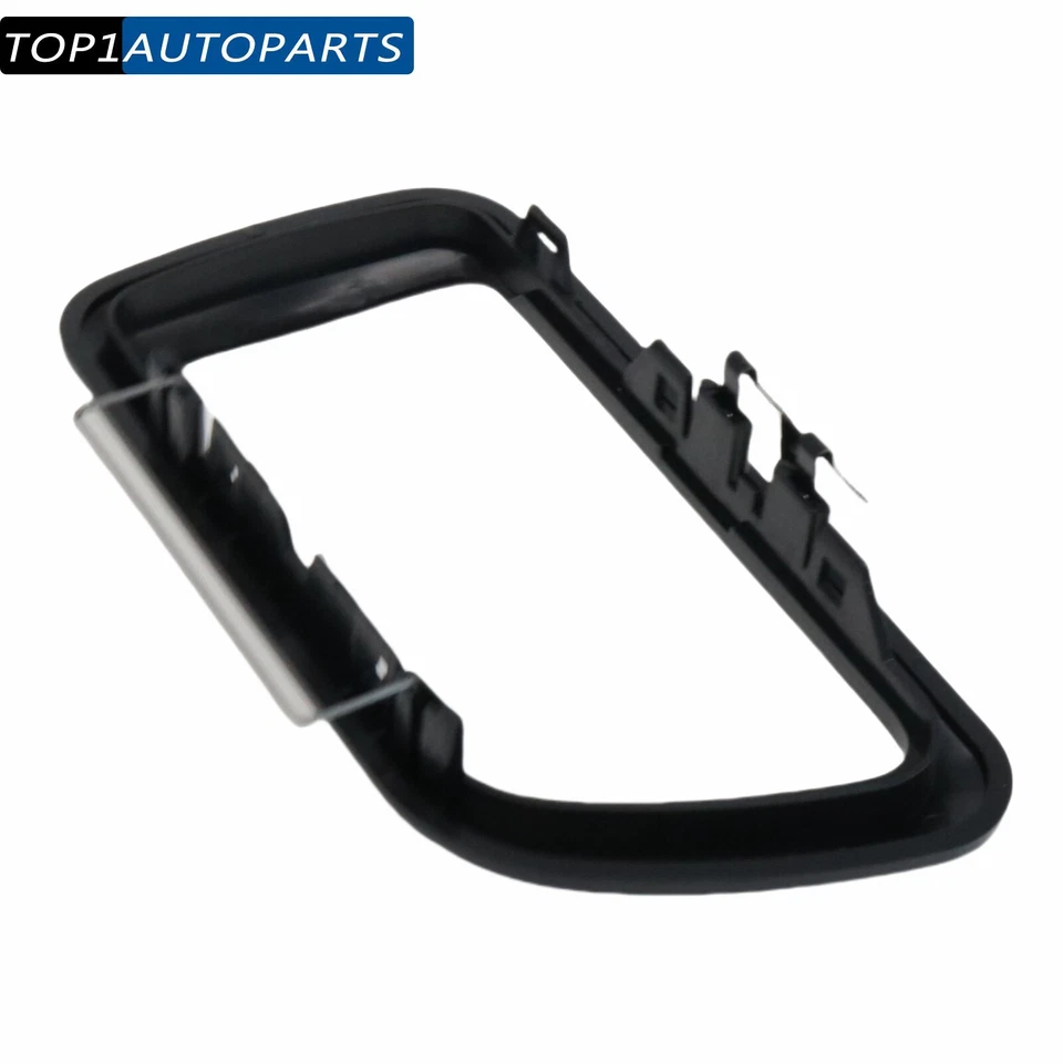 2x Cubierta de manija de puerta interior negra para Mitsubishi Montero Shogun Pajero 2001-2006 Foto 3 de 4