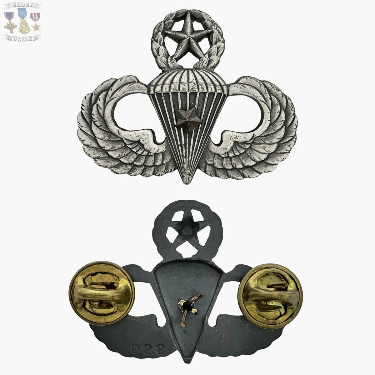 VIETNAM WAR ARMY JUMP WINGS MASTER PARACHUTIST BADGE INSIGNIA