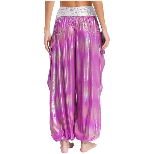 Costume donna Bloomers abito fantasia pantaloni indiani principessa festival yoga - Foto 19 di 74
