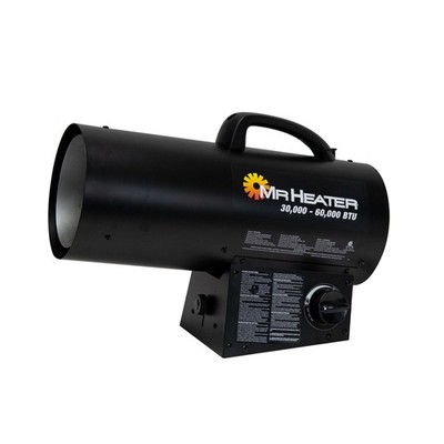 Mr. Heater Forced Air Propane Heater, 60,000 BTU, 1500 Sq. Ft. Capacity, Model#