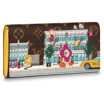 Louis Vuitton Geldbörse Wallet Sarah Vivienne New York M81608 Neu Auth