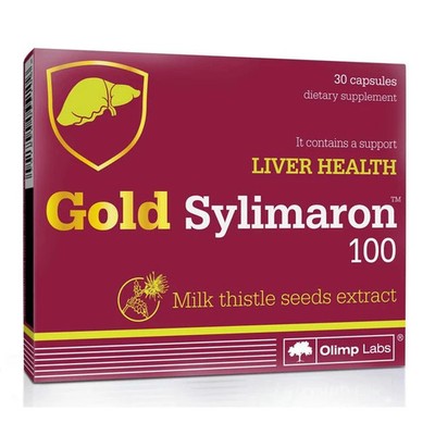 Olimp Gold Sylimaron 100 30 Kapseln Silymarin Mariendistel Samen Extrakt Leber