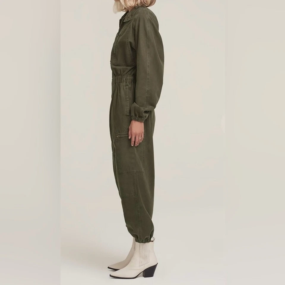 TRAJE DE VUELO AGOLDE MUJER MARIN EN EUCALIPTO TALLA 8 Foto 3 de 4