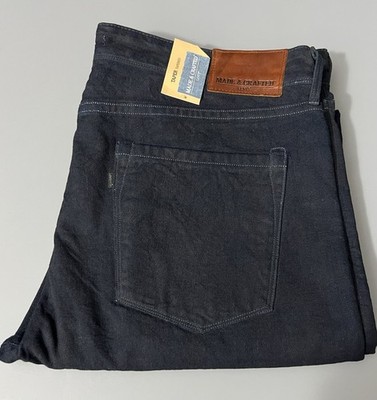 NWT LEVI'S MADE CRAFTED TAPER TAPERED DENIM OVER-DYED BLUE JEANS MEN 36x34