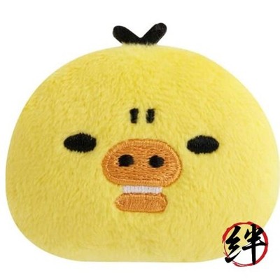 AB38607 Rilakkuma Emojis Plush Toy Plush Badge Kiiroitori