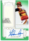 Nolan Ryan 2020 Topps Definitive Collection Green Patch Auto Card #DARC-NR 07/10