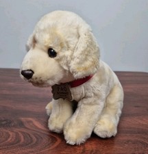 FAO Schwarz Golden Labrador Retriever 10" Plush Realistic Puppy Dog Yellow Lab