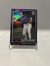 2026 Topps Series 1 Blaze Alexander #6 Purple Refractor /250 Diamondbacks