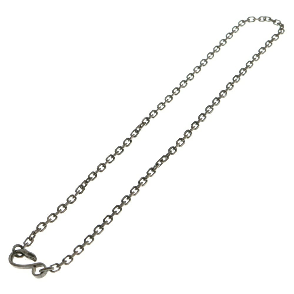 Goro S Eagle Hook Thick Angle Chain Necklace Silv… - image 2