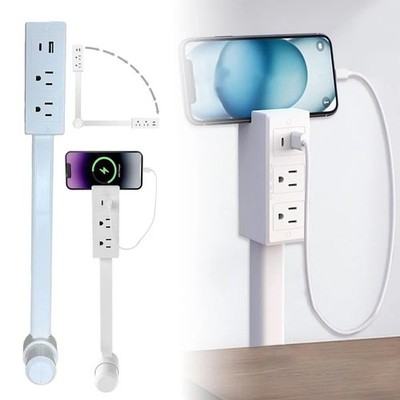Electrical Outlet Expander Power Socket Rotating Extender Sofas Nightstands Desk