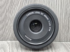 Canon EF 40mm F/2.8 STM Black AF Pancake Wide Angle Lens