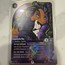 Disney Lorcana Scar Created by the Vine Enchanted 243/204 See Description