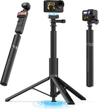 65'' Selfie Stick Tripod for DJI Osmo Action 6/Osmo Nano Accessories Auto Pop-