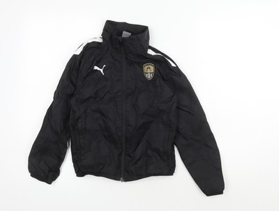 Puma Trainingsjacke Jungen schwarz 9-10 Jahre Sportbekleidung