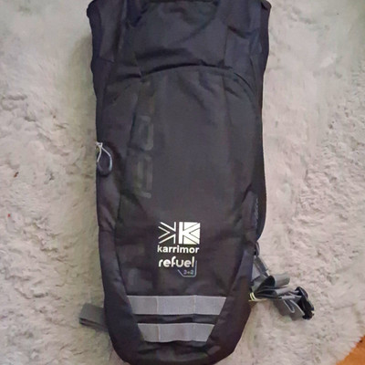 Karrimor Refuel 2+2 Black Hydration Backpack Reflective Adjustable Hiking