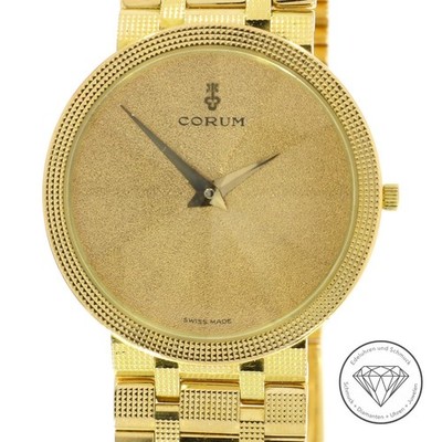 Corum Olympus 31mm Gelb Gold Quarz Uhr Vintage xxyy