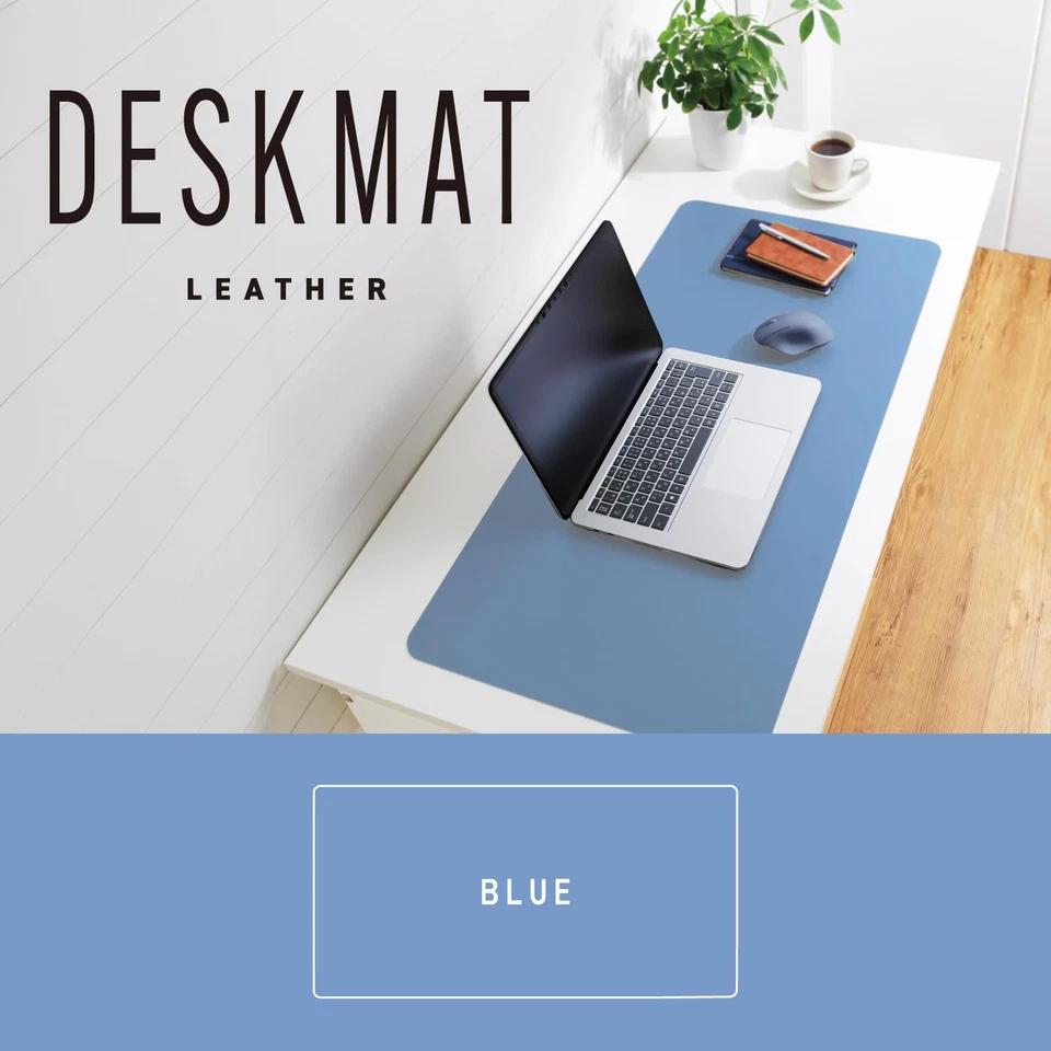 Large Leather Mouse Pad, Single-Sided, Ice Blue, MP - Image 2 of 4