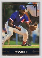 Mo Vaughn RC Gold Rookies 1991 Leaf BC7 Boston Red Sox