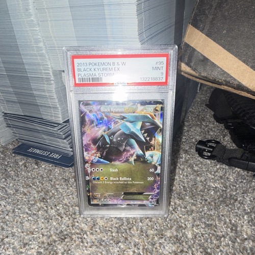 Pokemon 2013 Plasma Storm Black Kyurem EX 95/135 Holo Full Art PSA 9