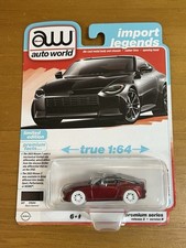 Auto World 2023 Nissan Z Import Legends Ultra Red Chase White True 1/64 Die-cast