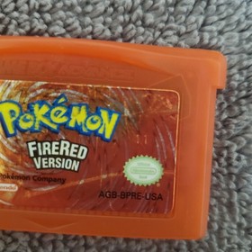 Pok&eacute;mon FireRed Version Game Boy Advance GBA Authentic Cleaned Tested