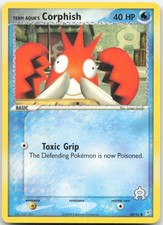 Team Aqua's Corphish 50/95 EX Team Magma vs Team Aqua Common Pokemon NM
