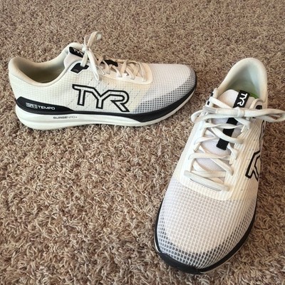 TYR SR-1 Tempo SURGENRG+ Running Shoes White & Black Men s Size 13